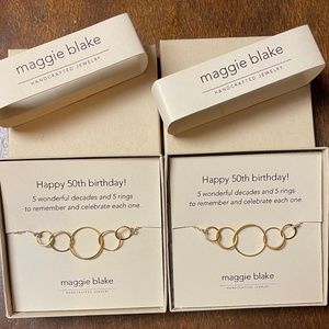 50th Birthday necklaces